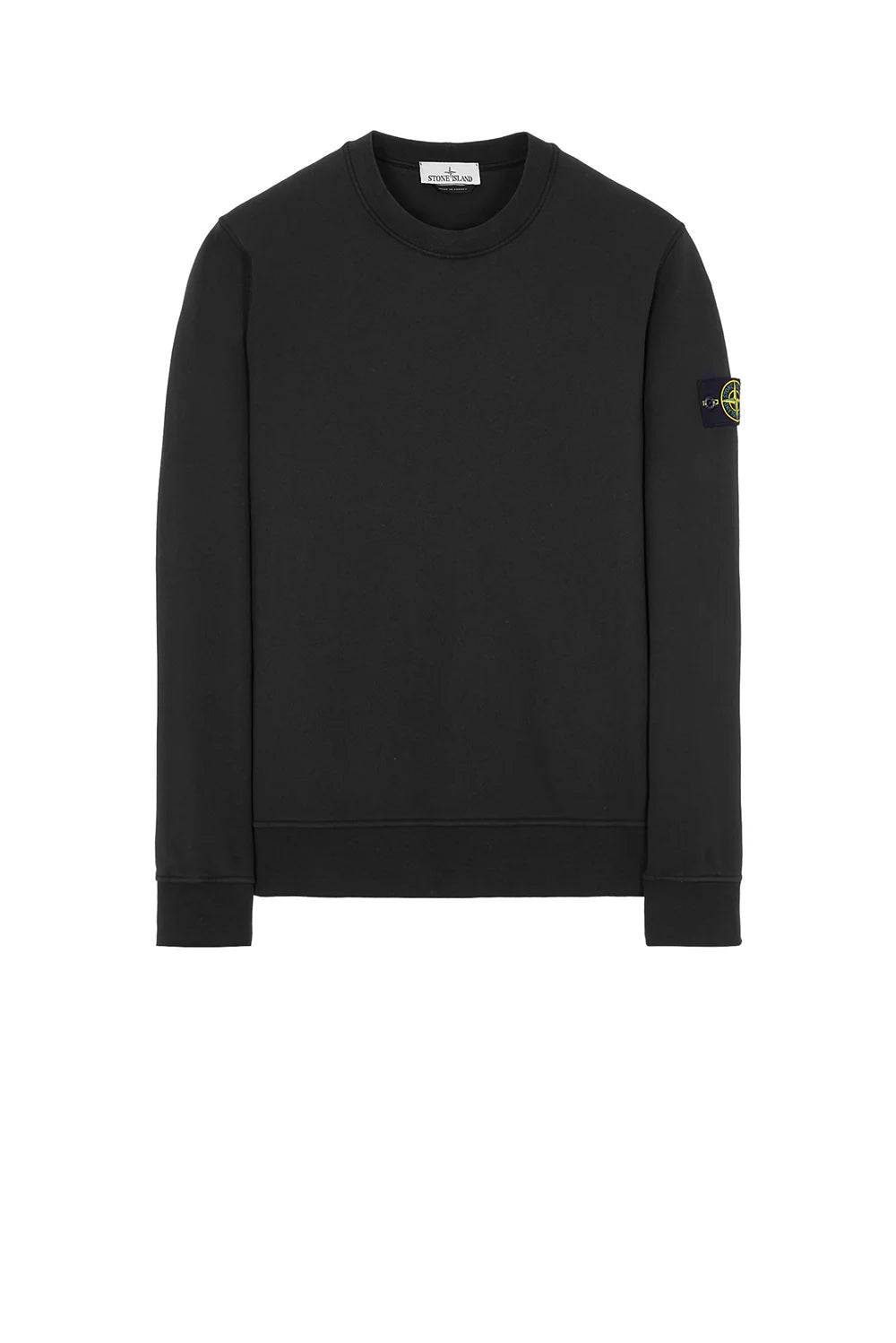  Stone Island Classic Crew Neck Sweatshirt Black Uomo - 1