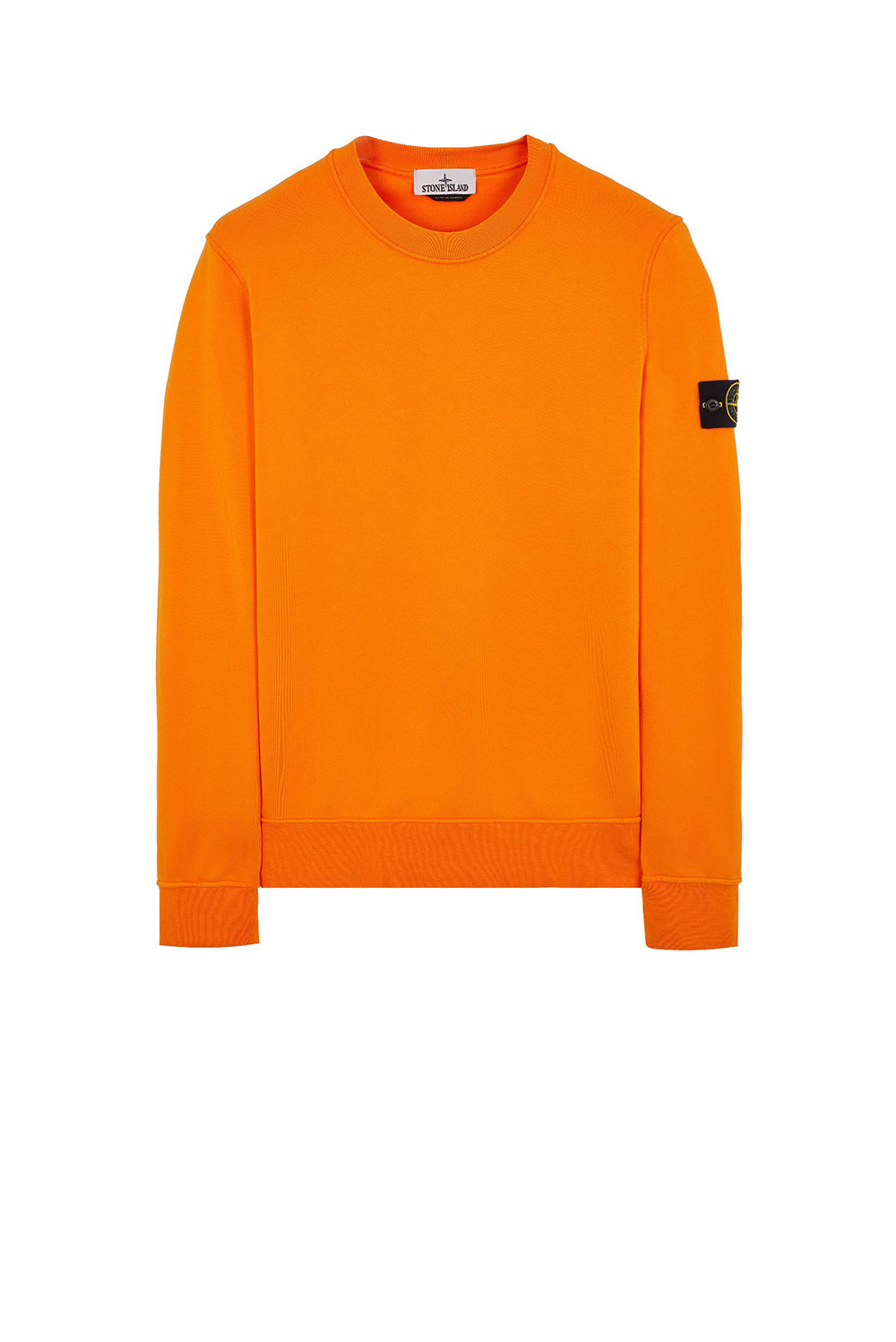  Stone Island Classic Crew Neck Sweatshirt Arancione Uomo - 1