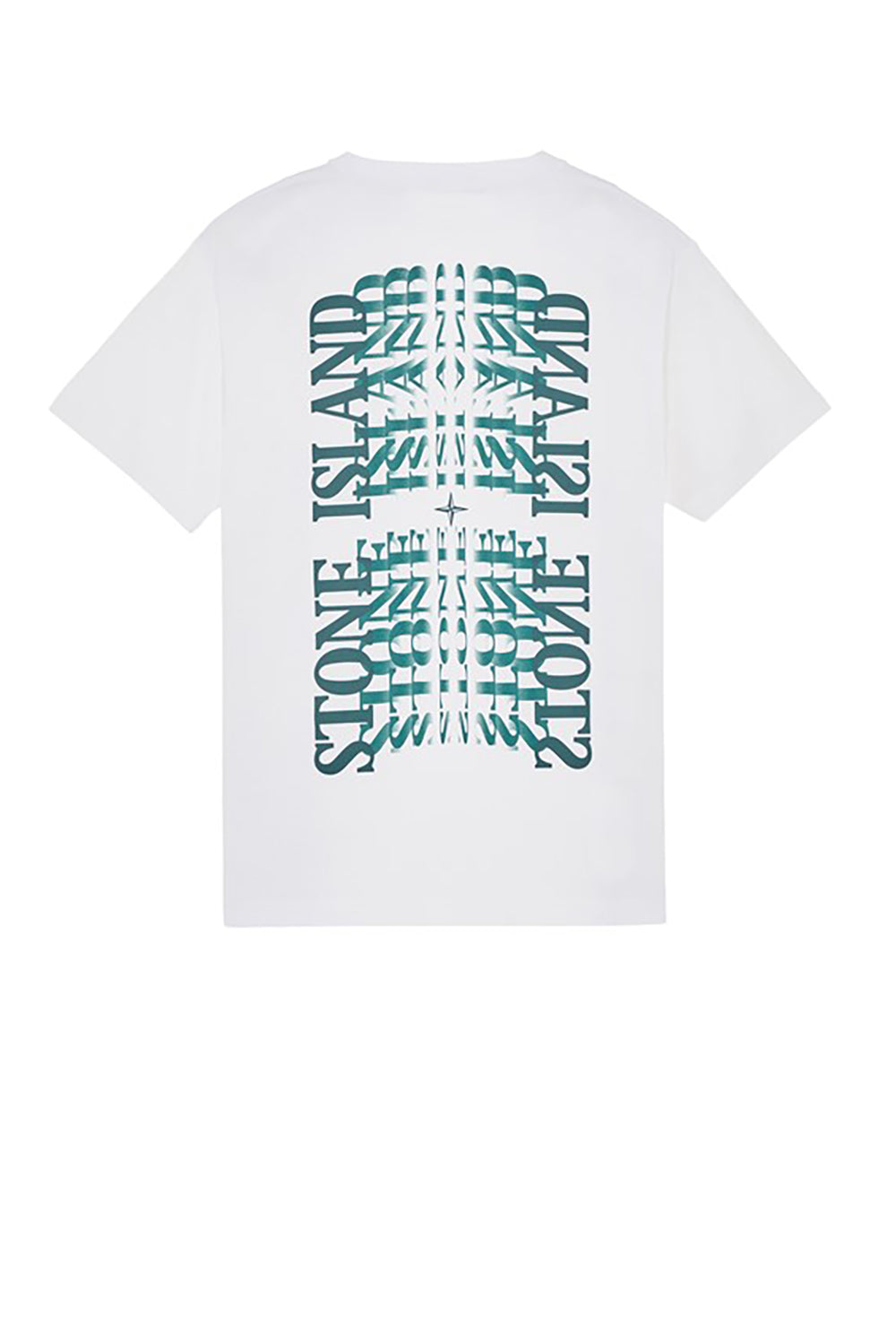  Stone Island Lettering One Print T-shirt White Uomo - 2