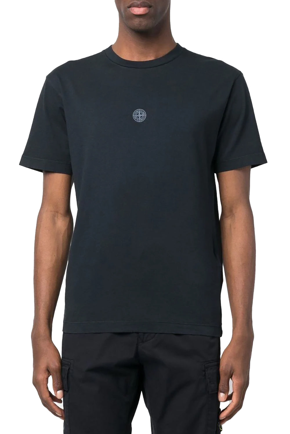  Stone Island Lettering One Print T-shirt Navy Uomo - 2