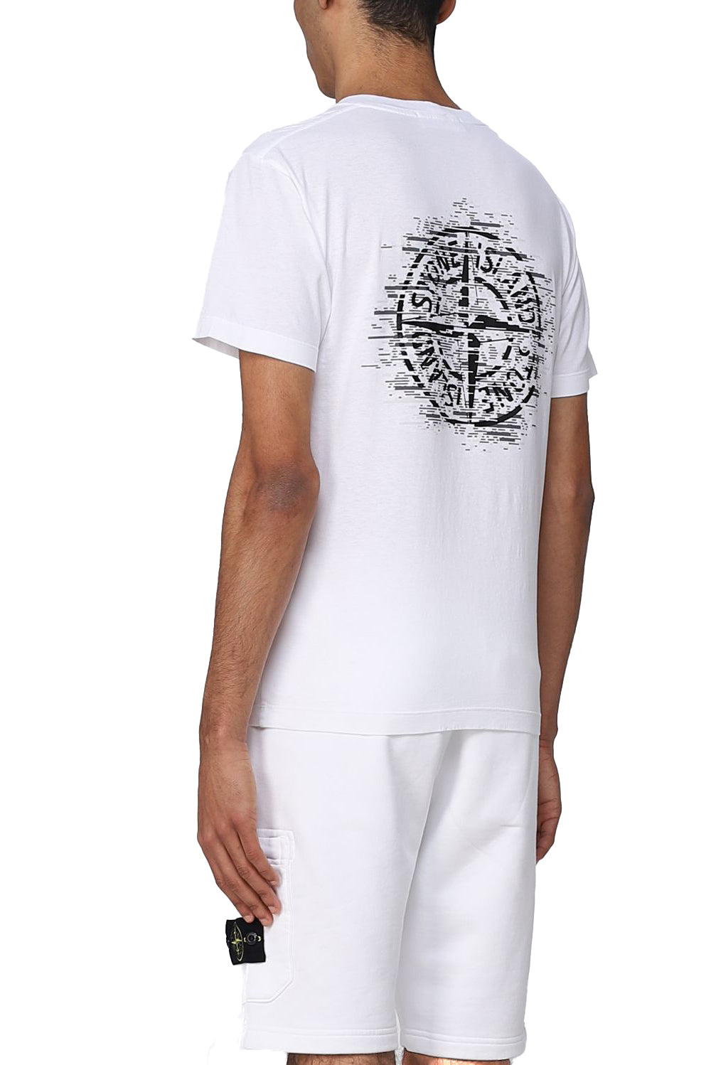  Stone Island 'institutional One Print' T-shirt White Uomo - 4