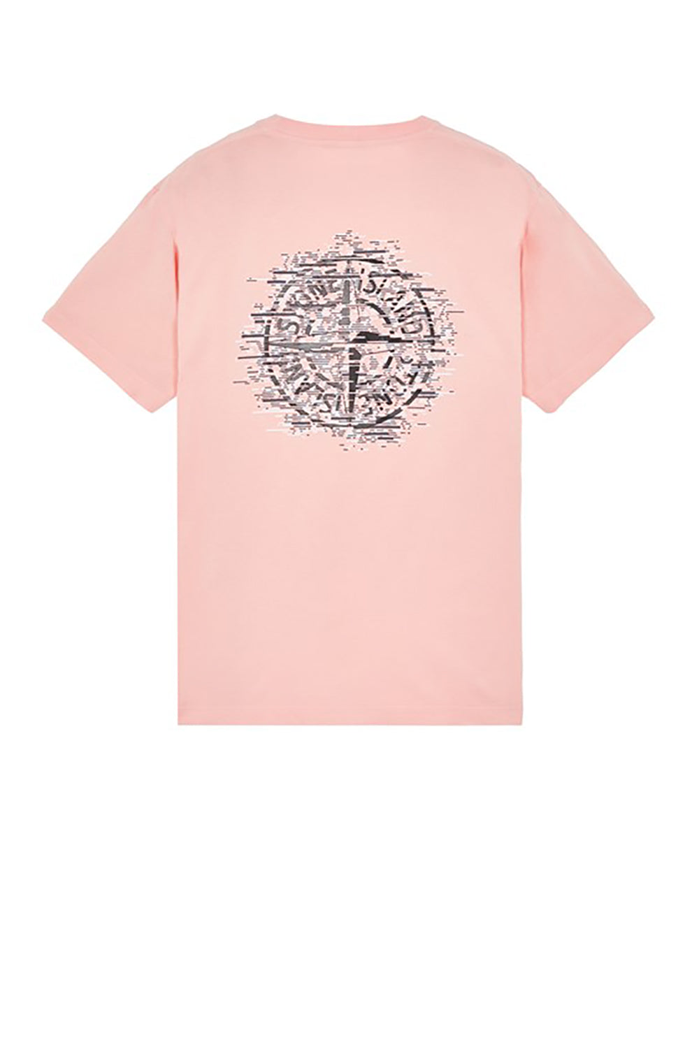  Stone Island 'institutional One Print' T-shirt Rosa Uomo - 2