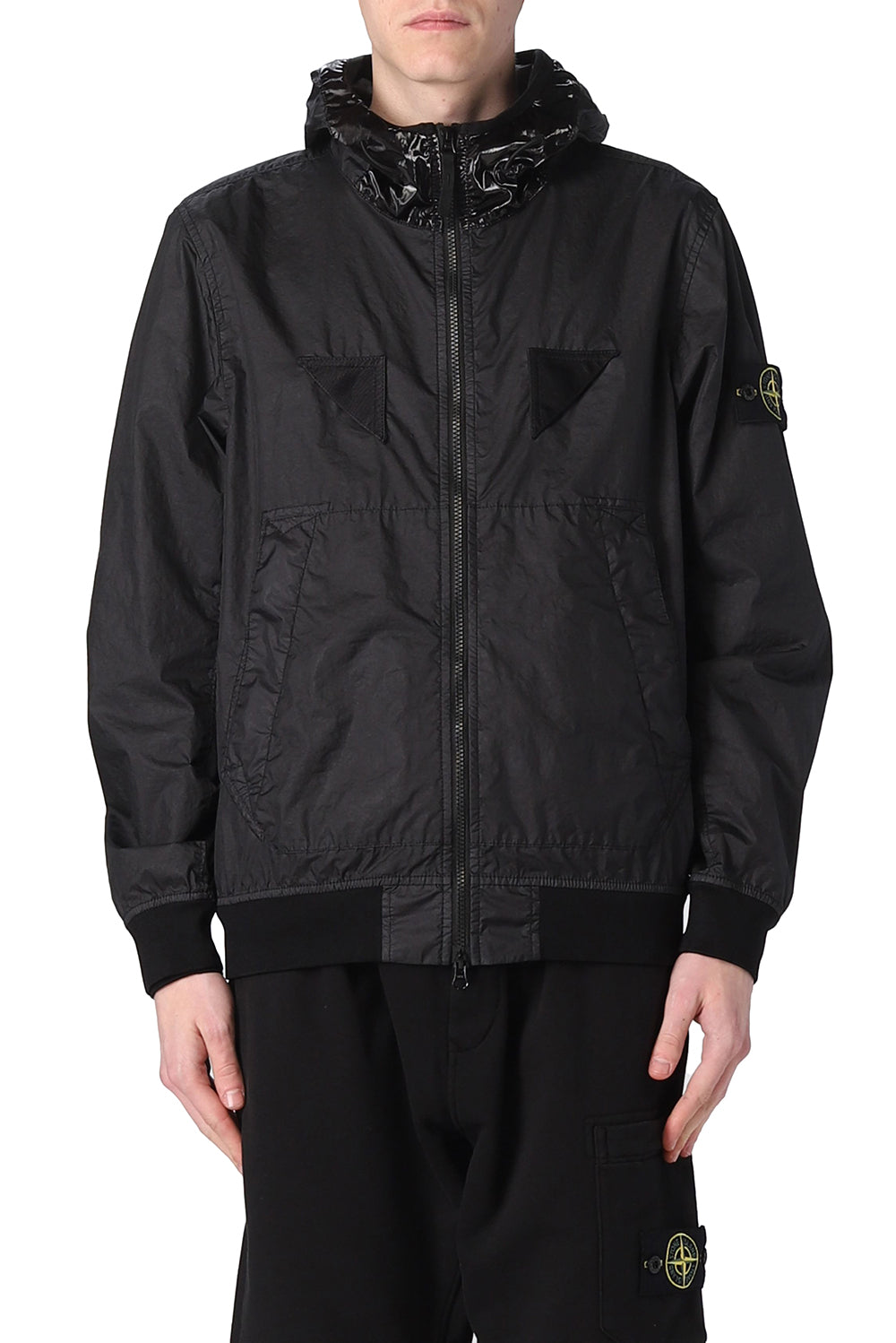  Stone Island 3l Tc Membrane Jacket Black Uomo - 2