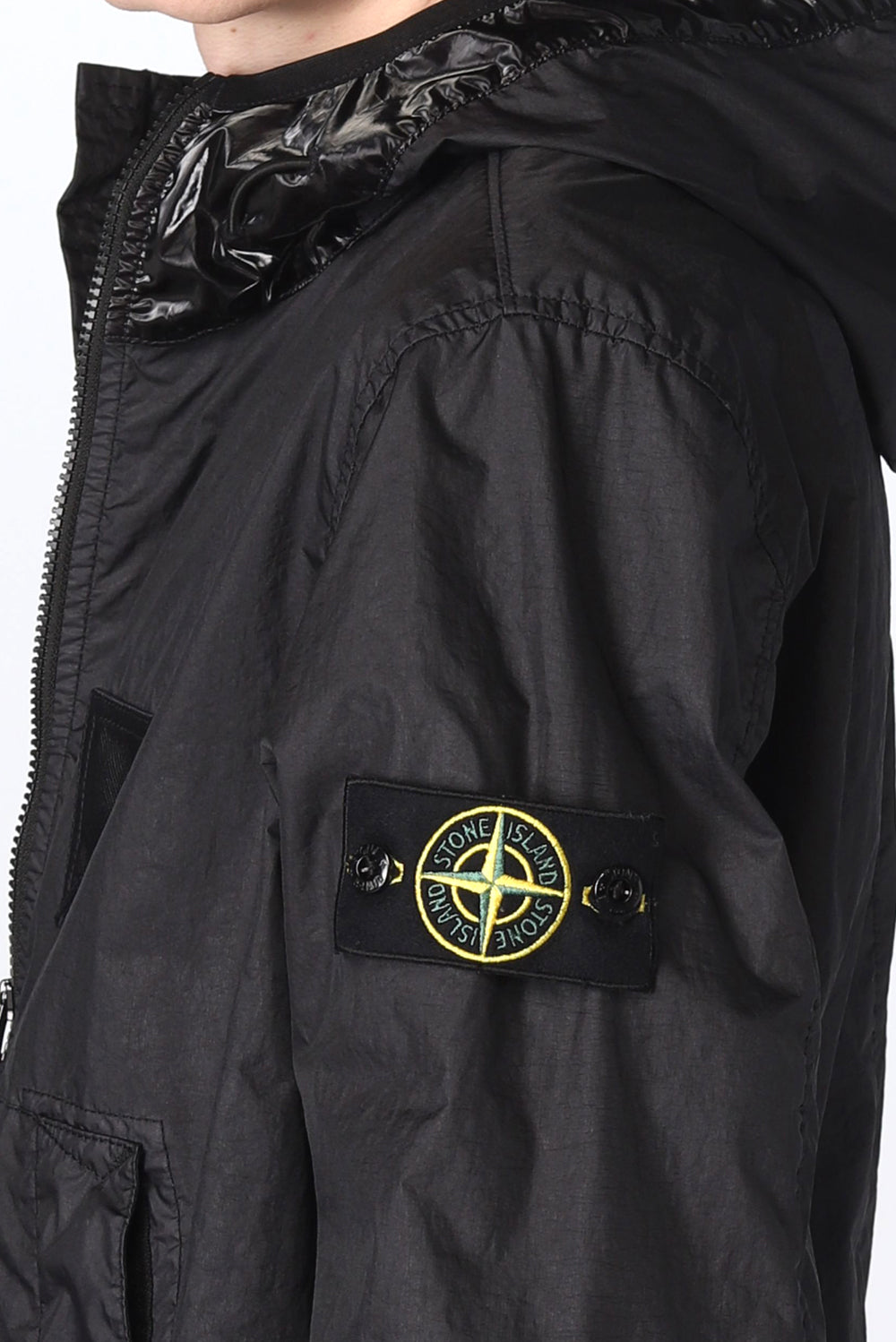  Stone Island Giubbotto Membrana 3l Tc Black Uomo - 4