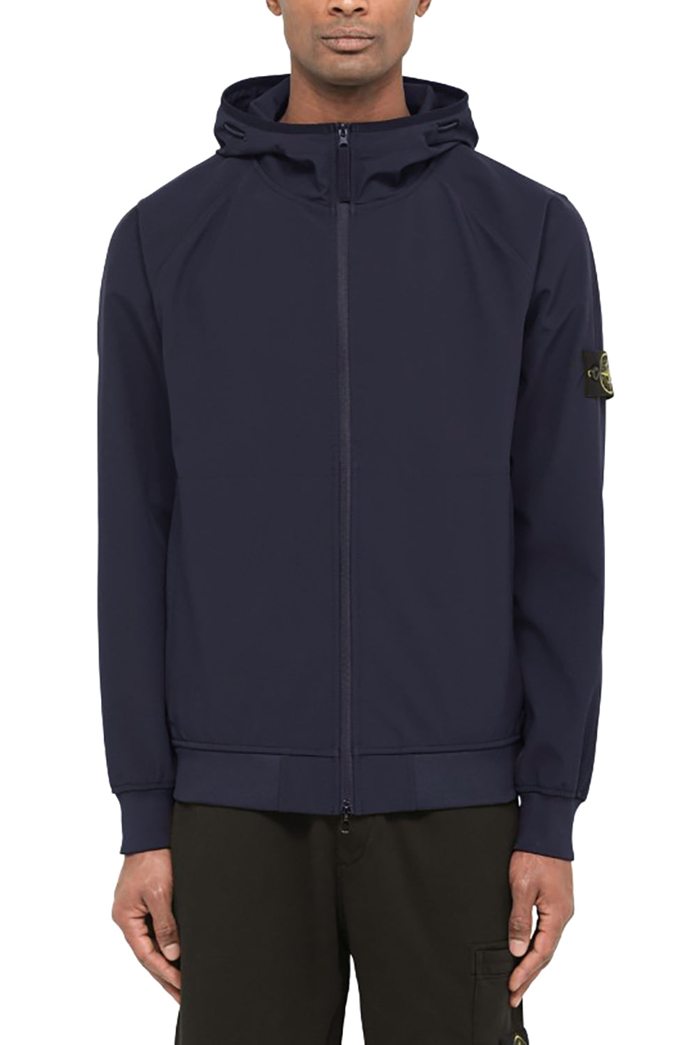  Stone Island Light Soft Shell Jacket Navy Uomo - 2