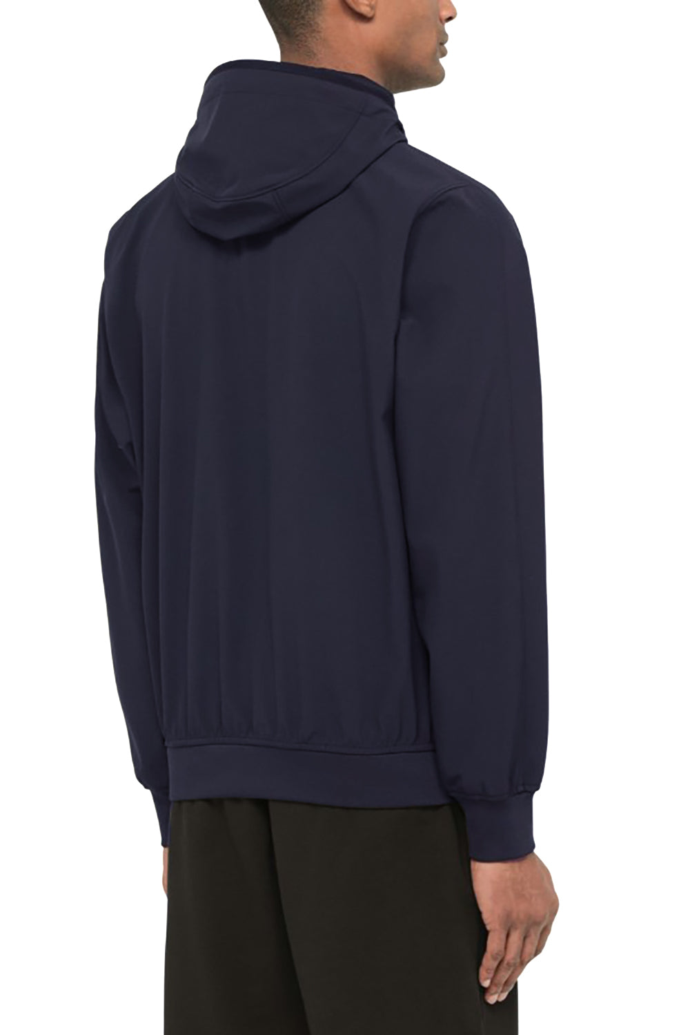  Stone Island Light Soft Shell Jacket Navy Uomo - 3