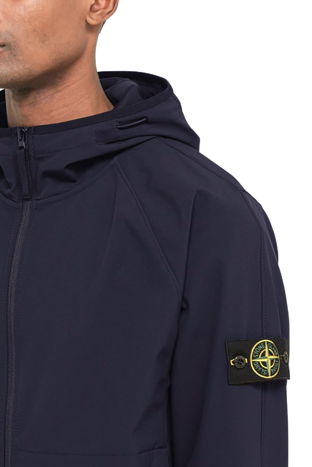  Stone Island Light Soft Shell Jacket Navy Uomo - 4