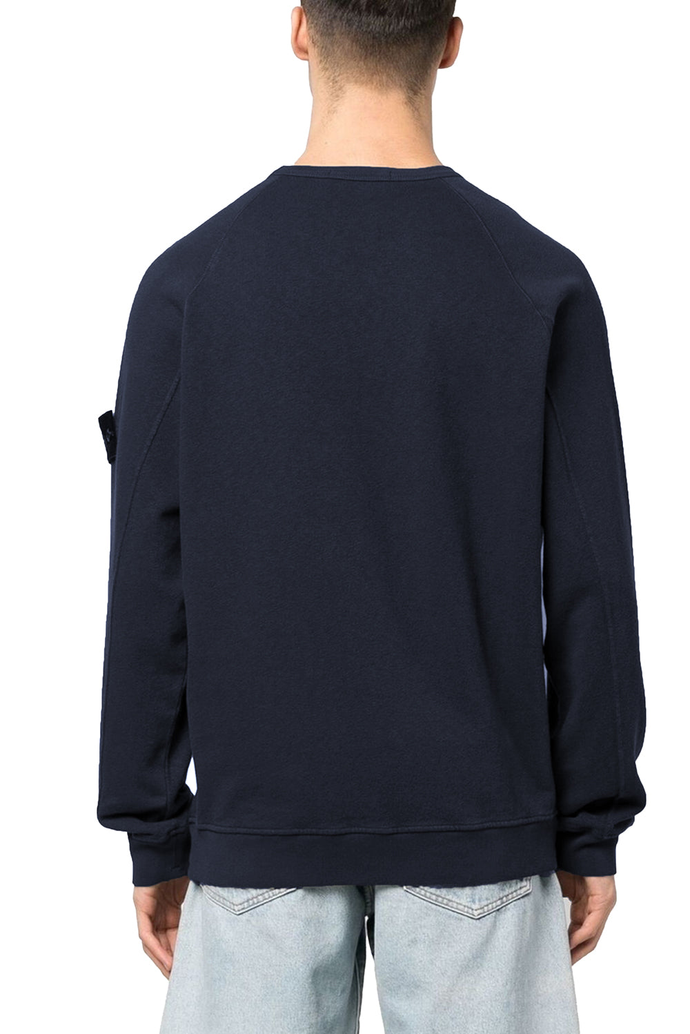  Stone Island Old Treated Sweatshirt Navy Uomo - 3