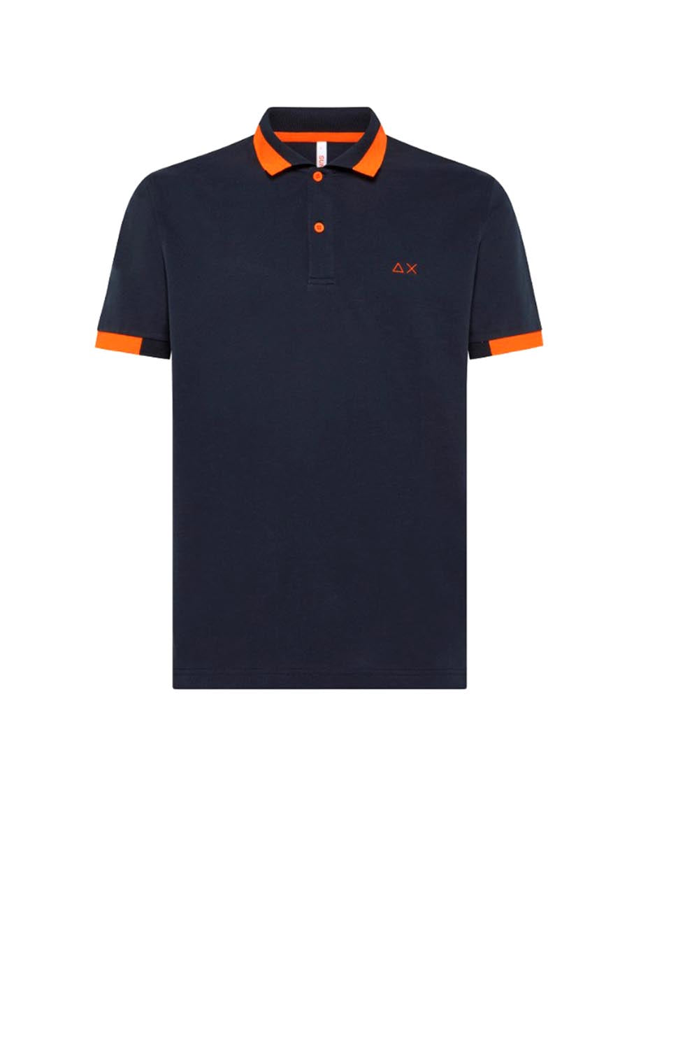  Sun 68 Polo Pique' Navy Blue Uomo - 1