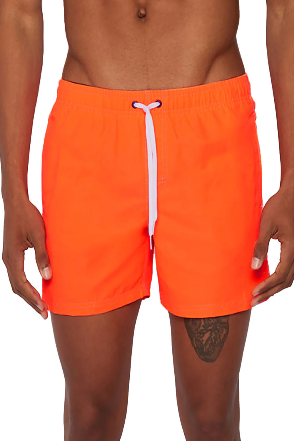  Sundek Boxer Beach Wear Fluo Orange Uomo - 2