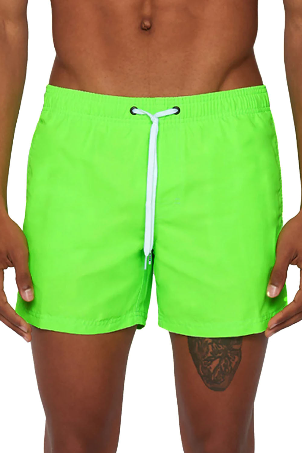  Sundek Boxer Beach Wear Fluo Green Uomo - 2