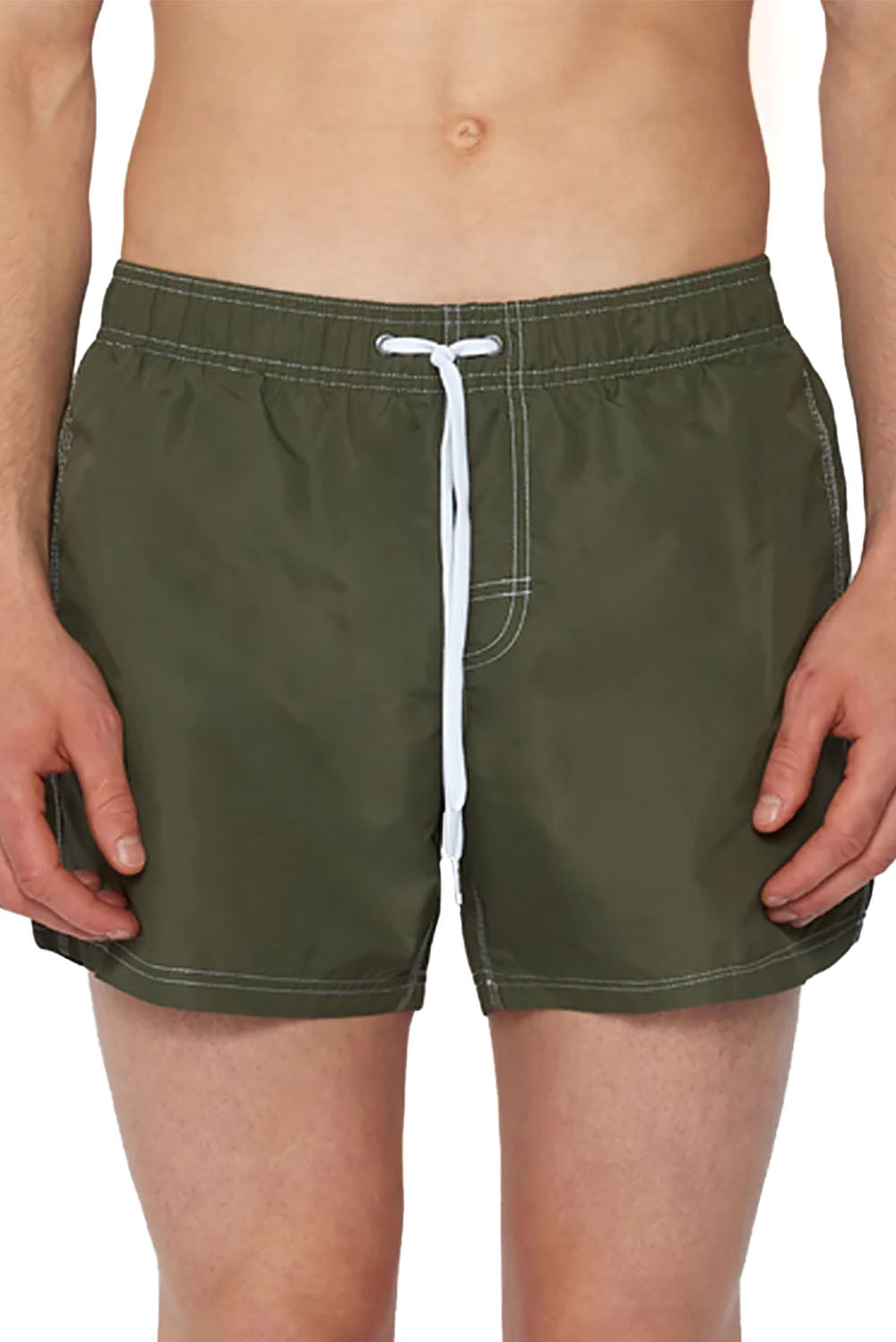  Sundek Boxer Beach Wear Dark Green Uomo - 2