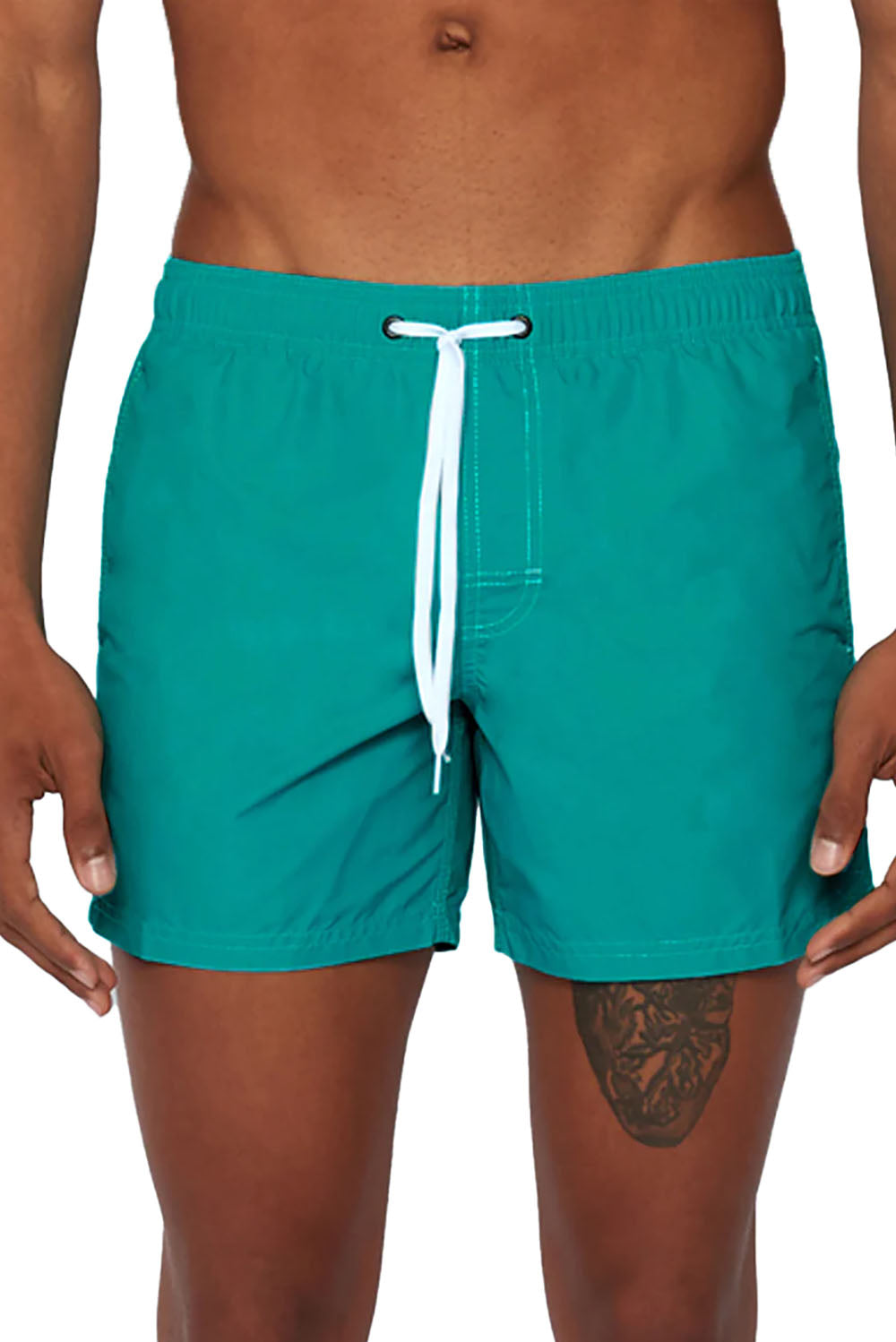  Sundek Boxer Beach Wear Blue Grass Uomo - 2