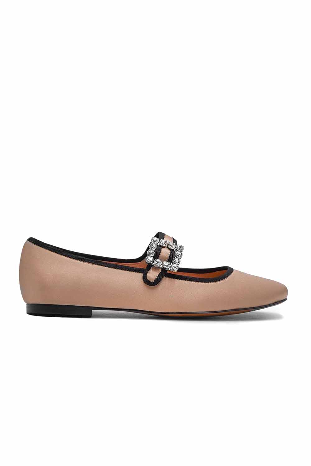  Bibi Lou Mary Jane Ballet Flats Nude Woman - 1