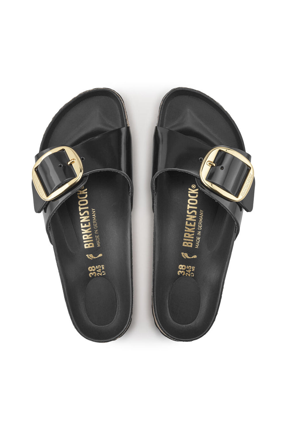  Birkenstock Madrid Big Buckle Black Woman - 4