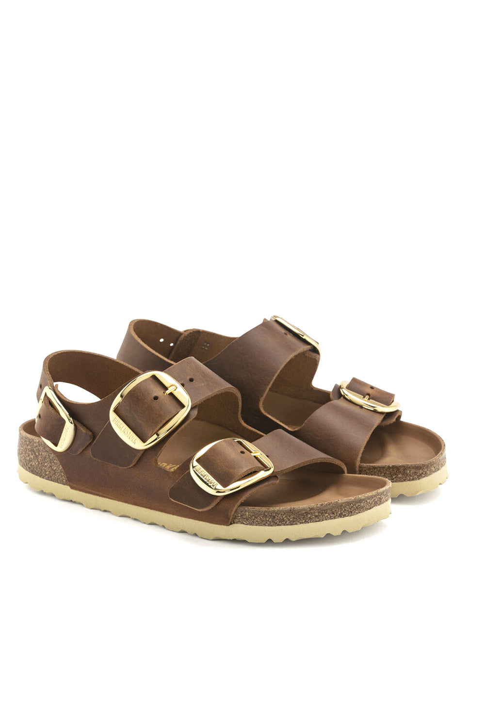  Birkenstock Milan Big Buckle Cognac Woman - 2