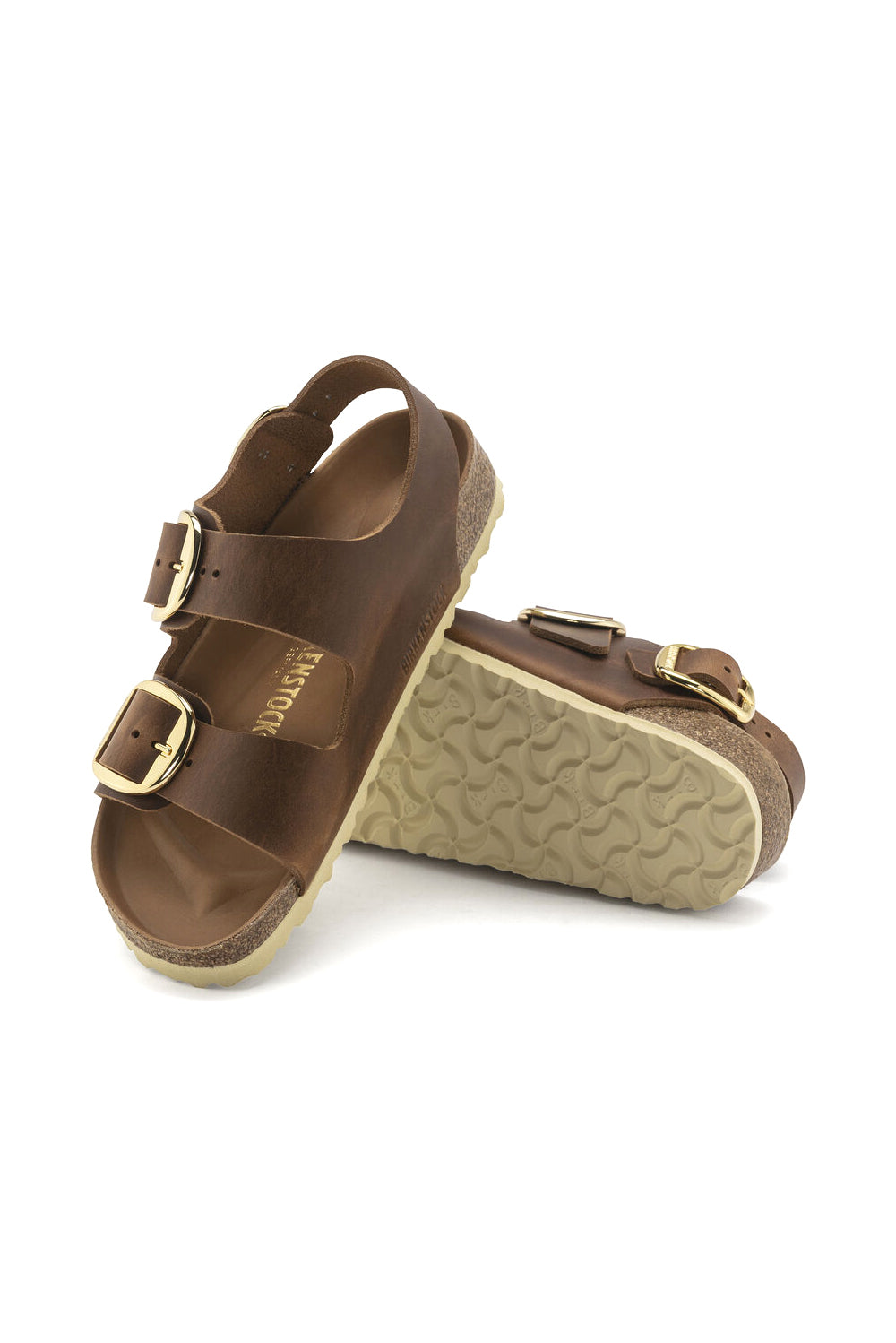  Birkenstock Milano Big Buckle Cognac Donna - 3