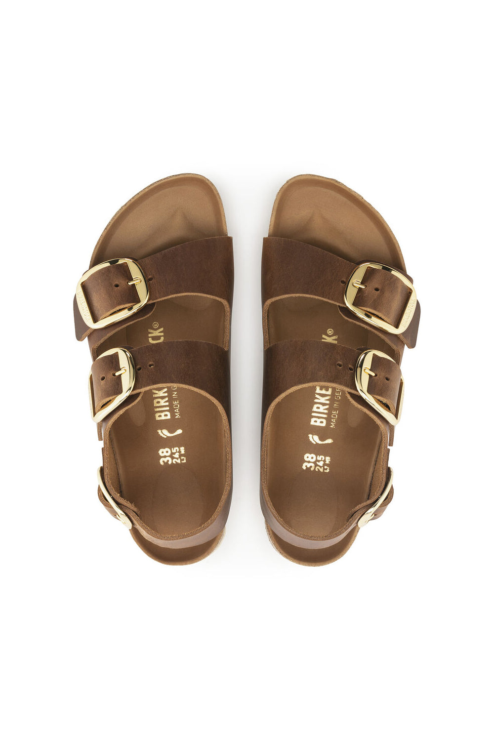  Birkenstock Milano Big Buckle Cognac Woman - 4