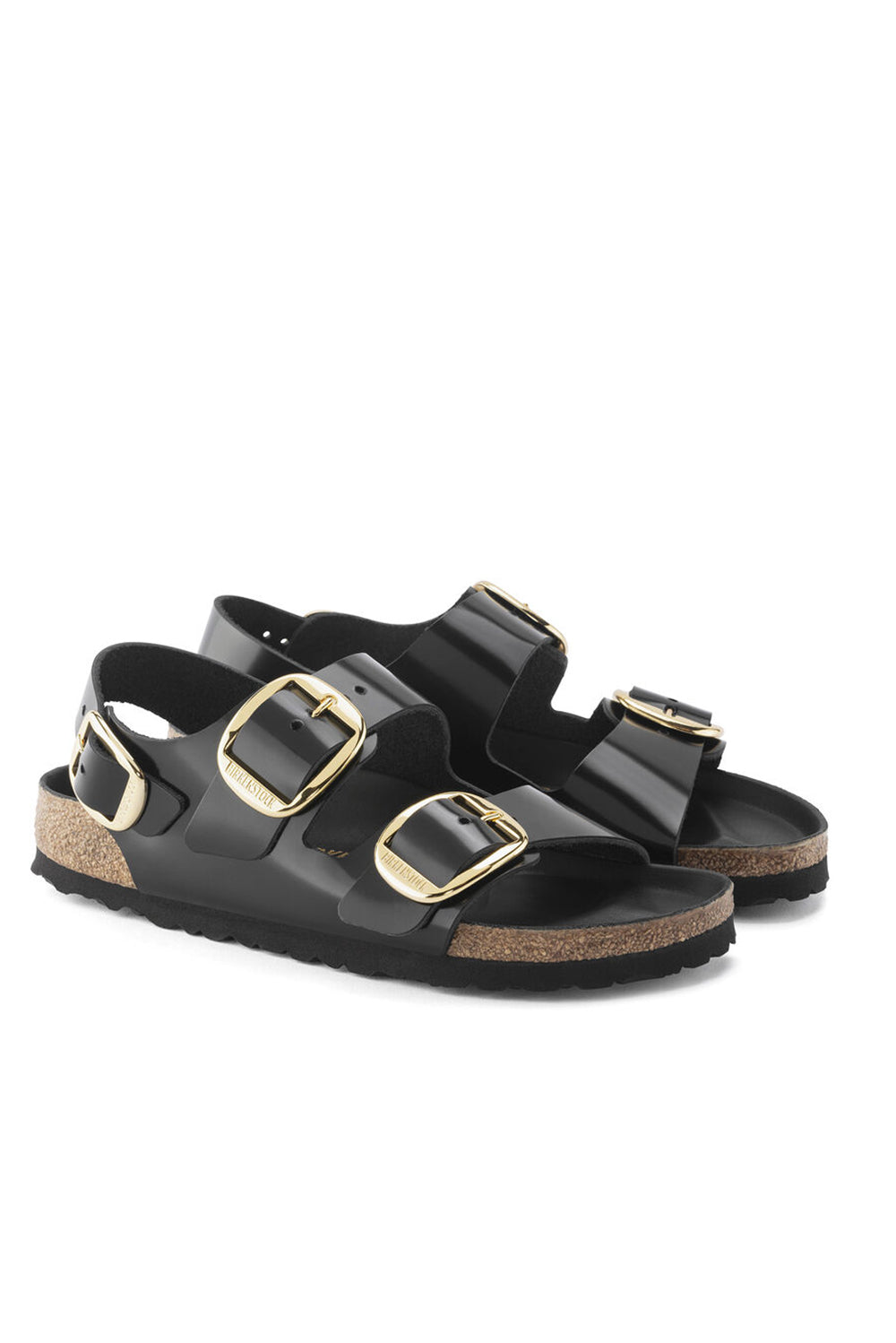  Birkenstock Milan Big Buckle Black Woman - 2