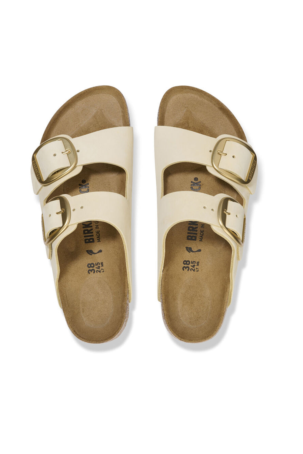  Birkenstock Arizona Big Buckle Ecru Woman - 4