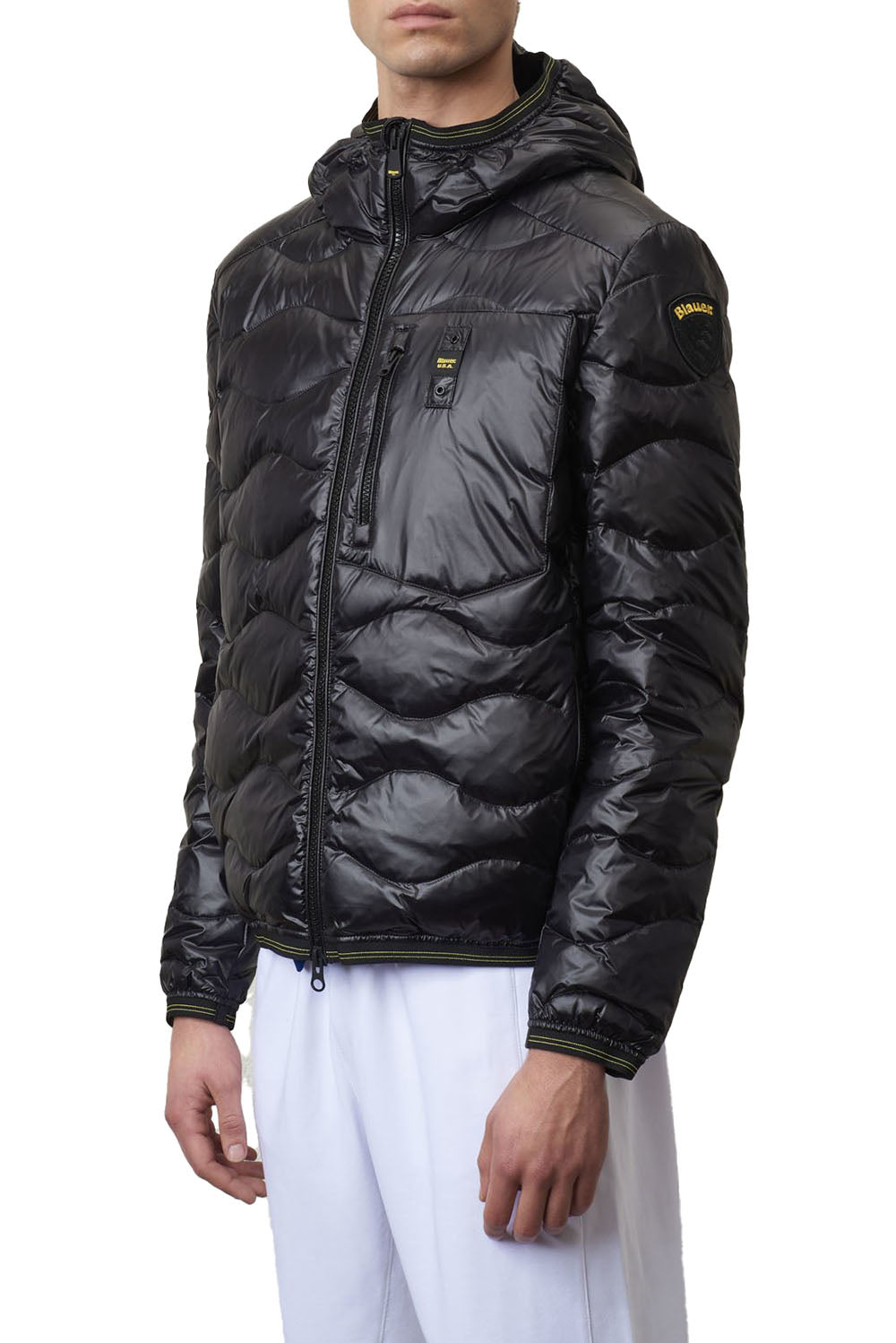  Blauer Josiah Down Jacket Nero Uomo - 2