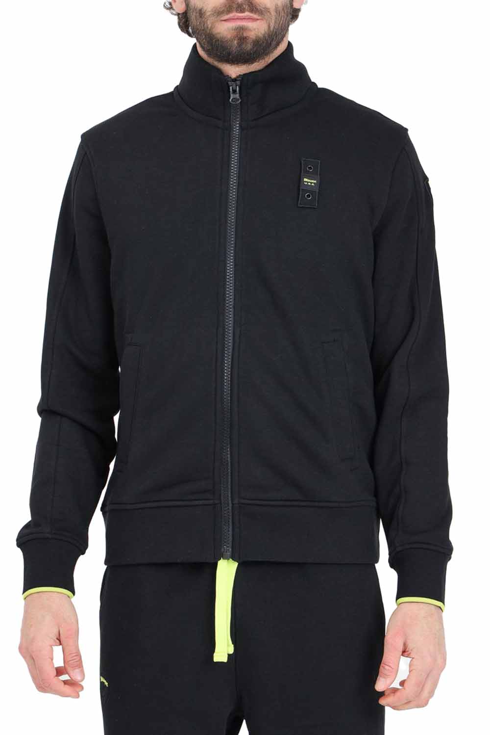  Blauer Zip-up Sweatshirt Nero Uomo - 2