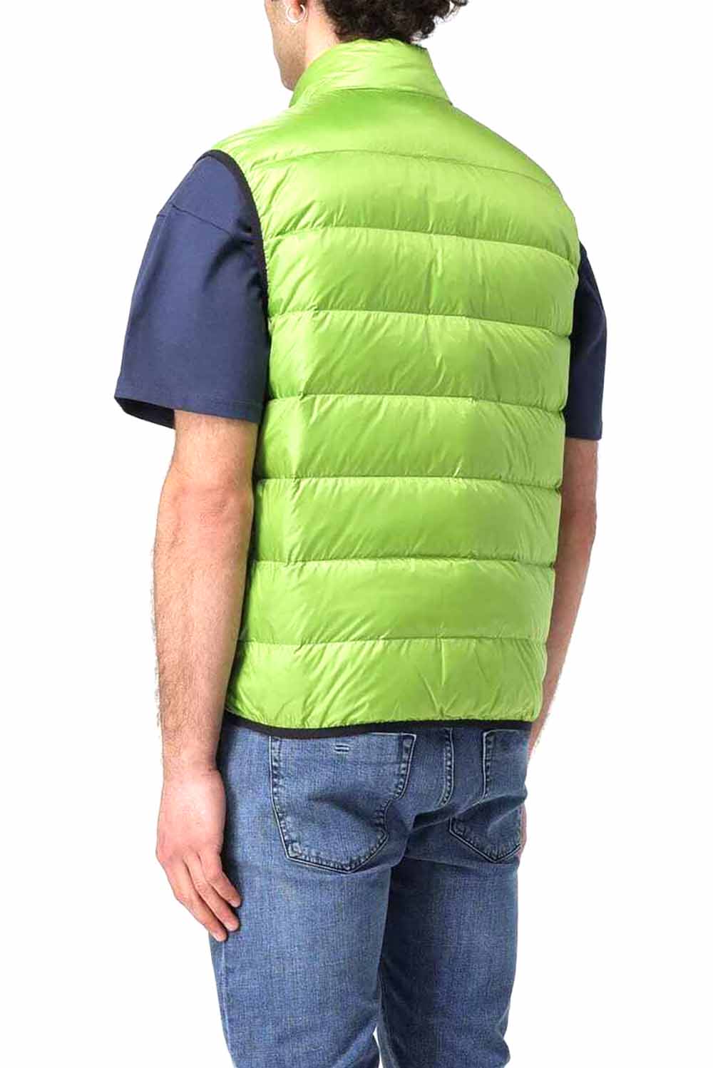  Blauer Ryan Sleeveless Down Jacket Verde Fluo Uomo - 3