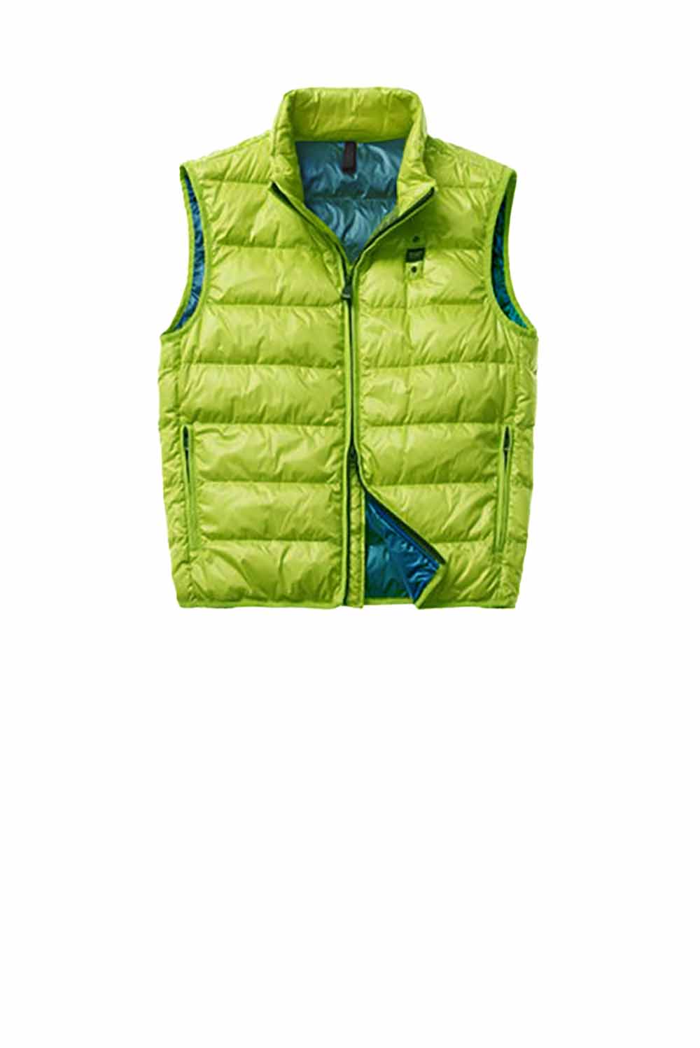  Blauer Ryan Sleeveless Down Jacket Verde Fluo Uomo - 1