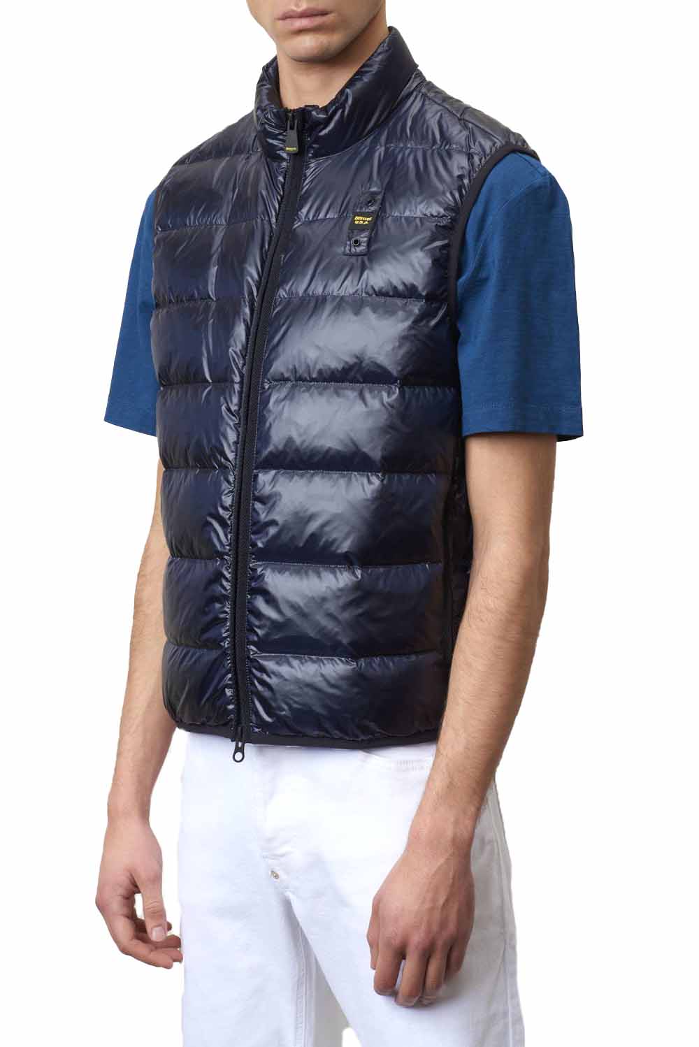  Blauer Ryan Sleeveless Down Jacket Blu Uomo - 2