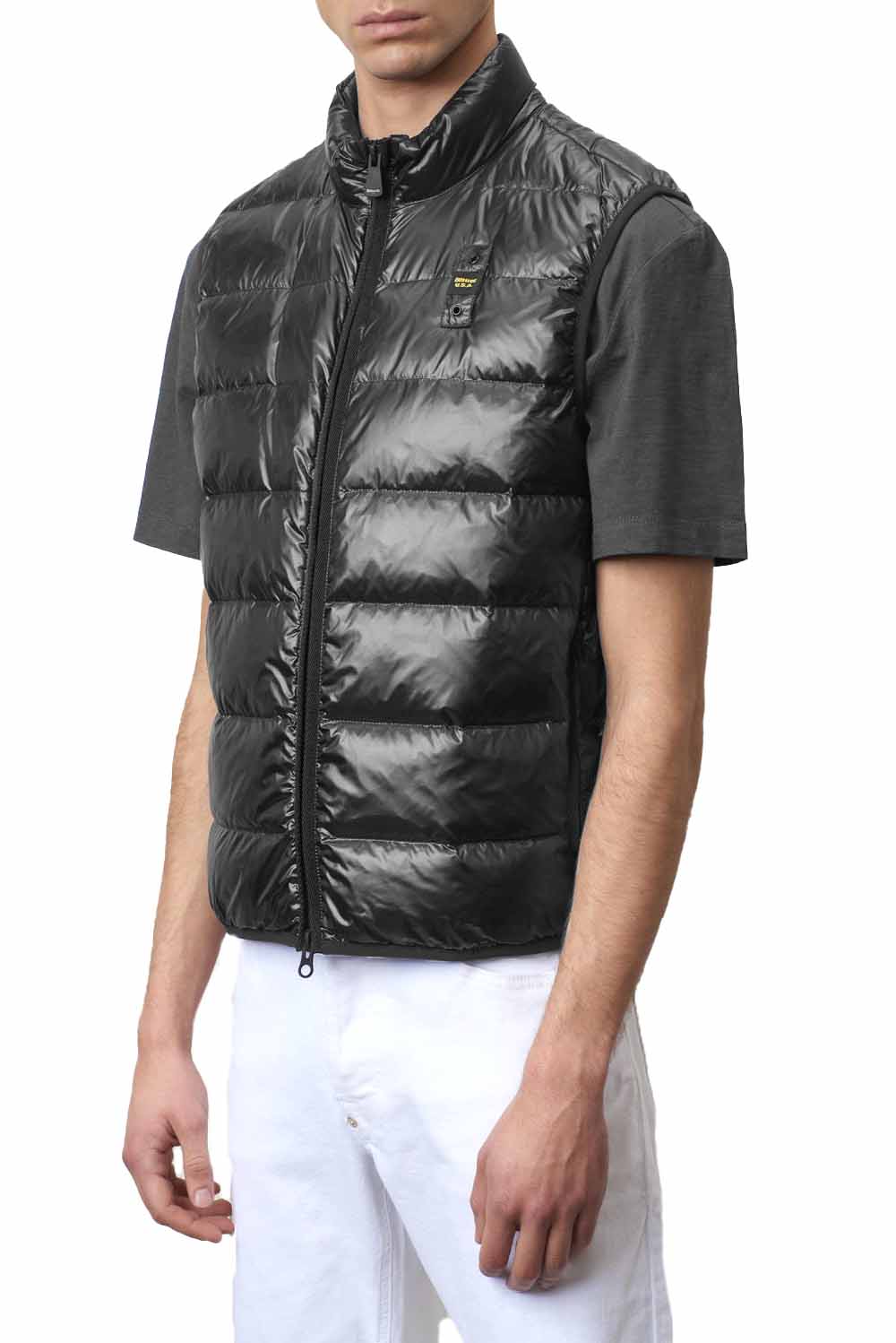  Blauer Ryan Sleeveless Down Jacket Nero Uomo - 2