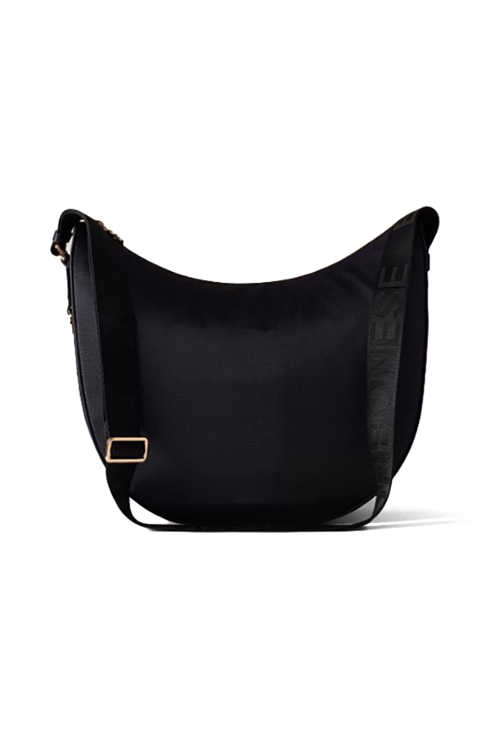  Borbonese Luna Bag Medium Black Woman - 1