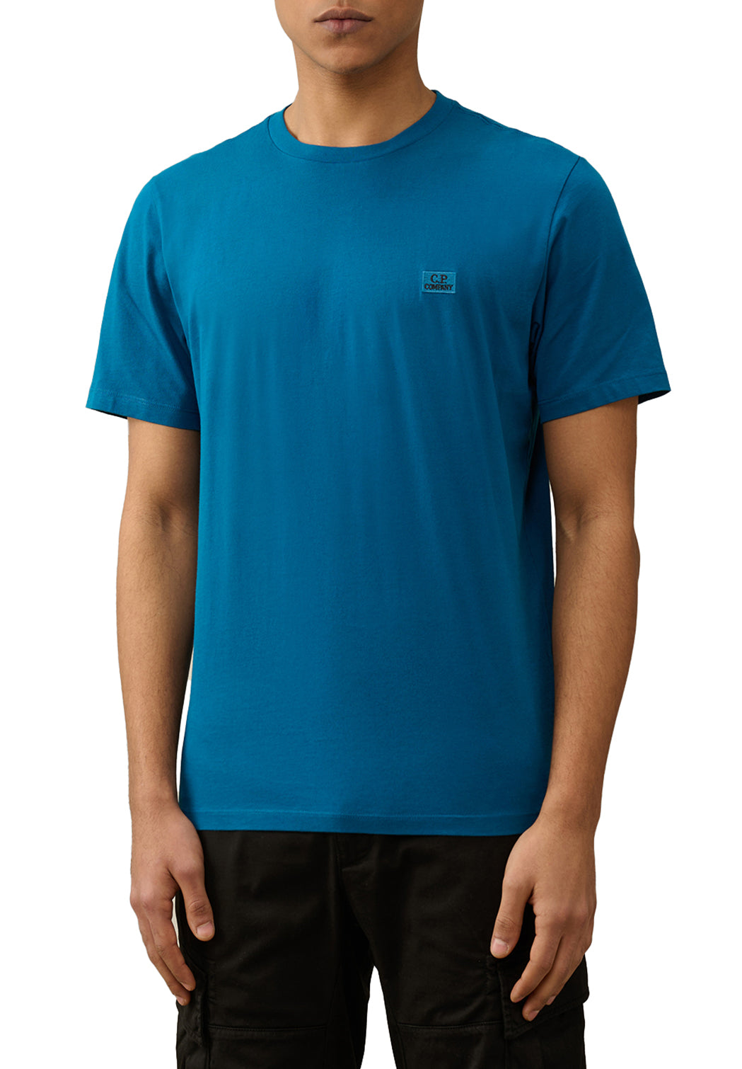  Cp Company Jersey T-shirt Inkblue Uomo - 2