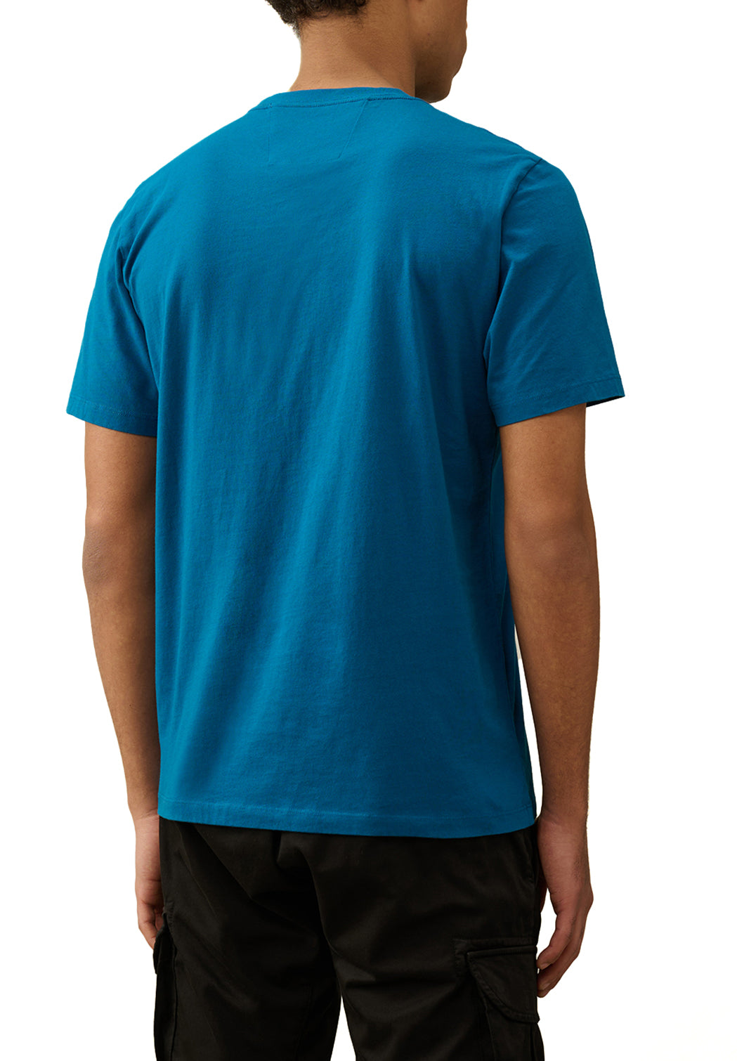  Cp Company Jersey T-shirt Inkblue Uomo - 3