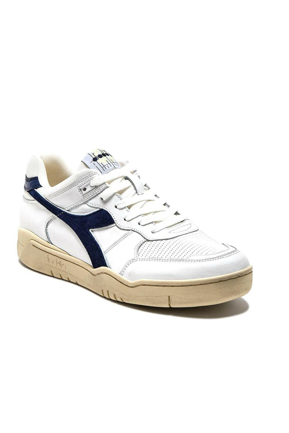  Diadora Sneaker B.560 Used Bianco Blu Woman - 2