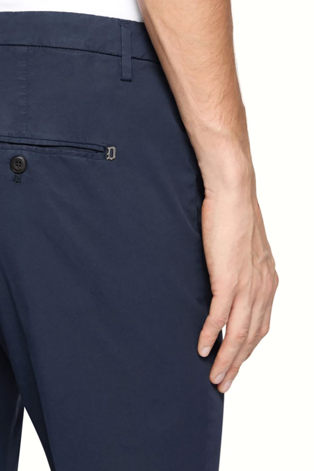  Dondup Gaubert Trousers Navy Uomo - 4