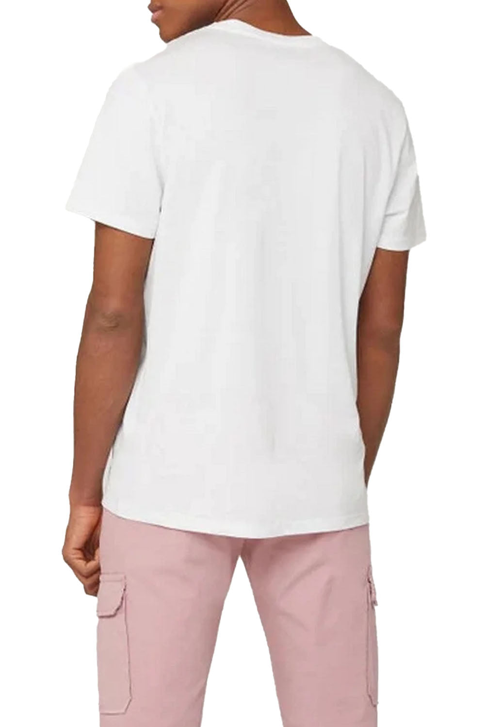  Dondup Crew Neck T-shirt Bianco Uomo - 3