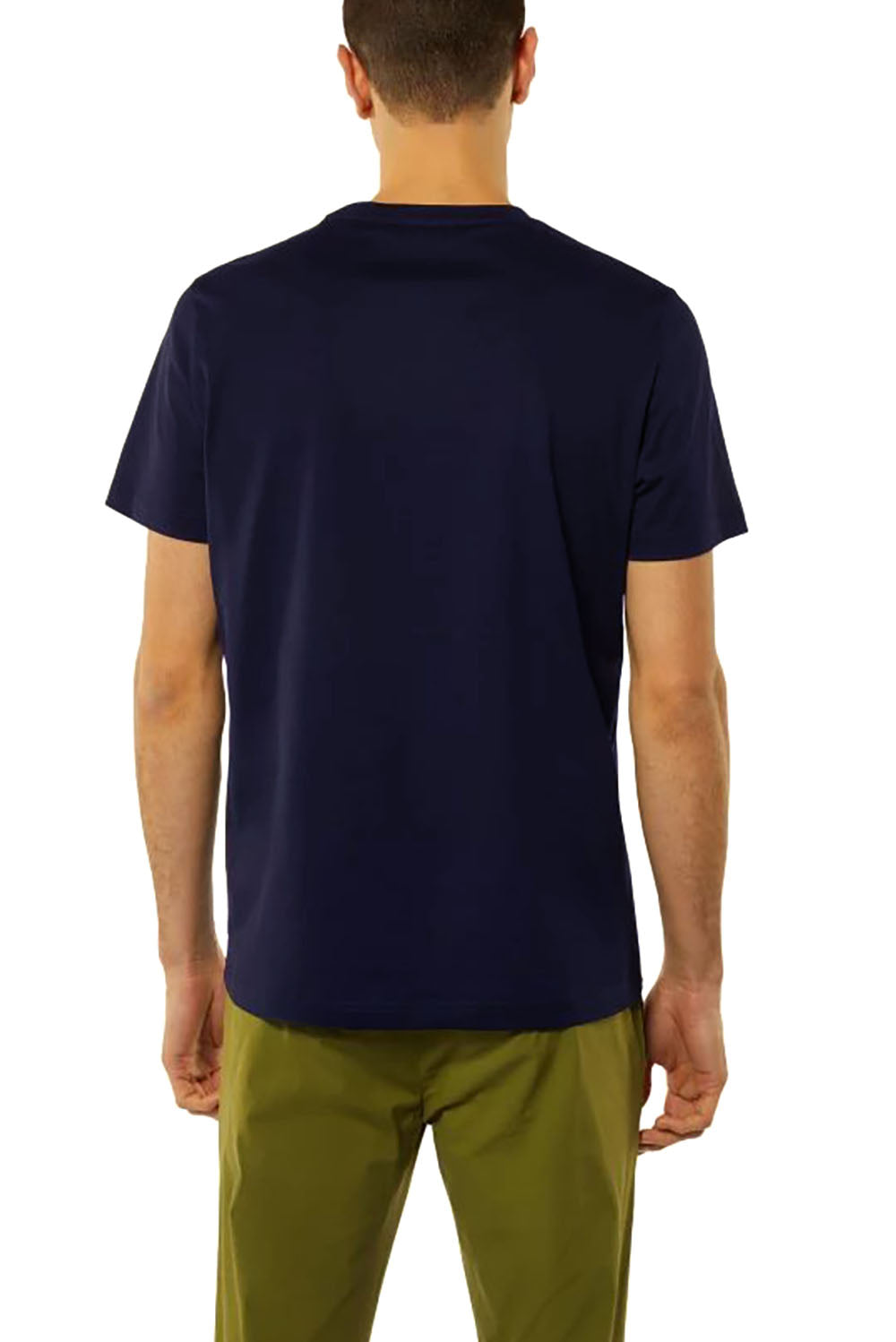  Dondup Crew Neck T-shirt Navy Uomo - 3