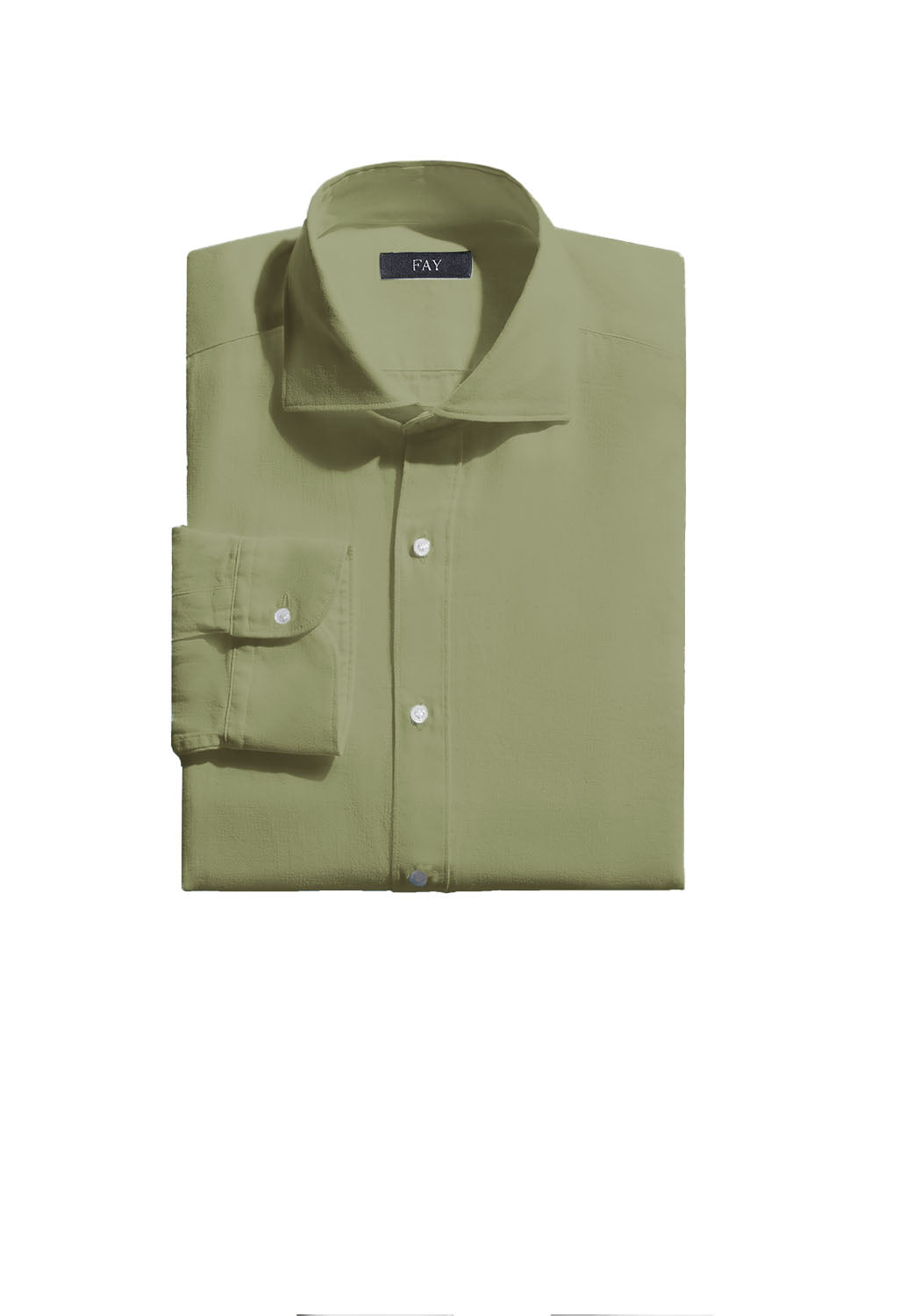  Fay Linen Shirt Militare Uomo - 1