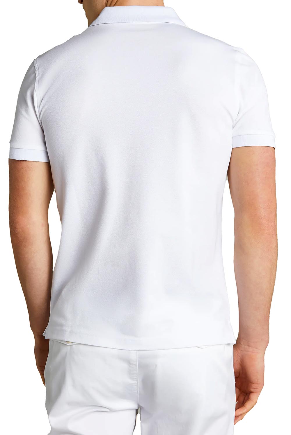  Fay Stretch Polo White Uomo - 3