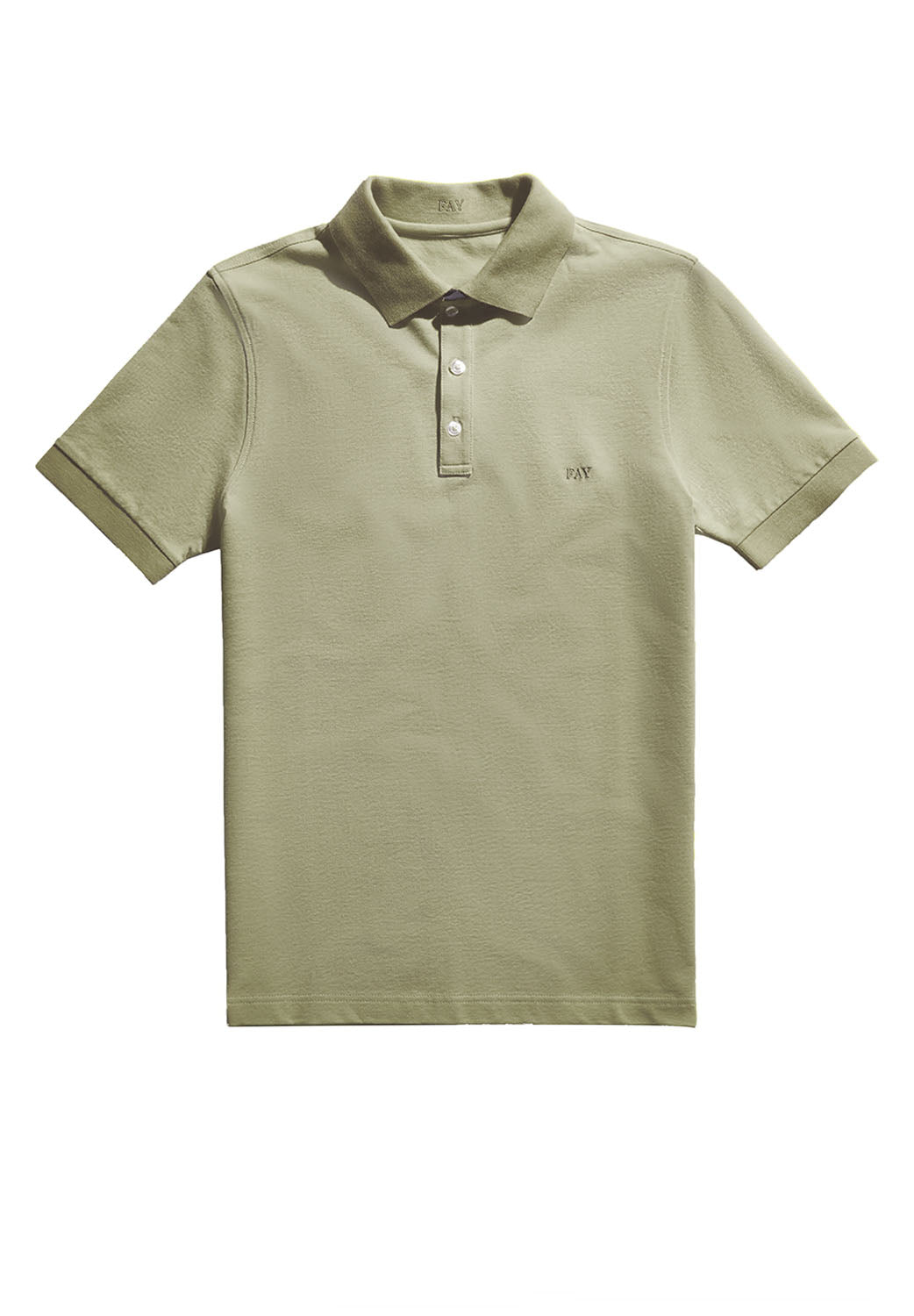  Fay Polo Stretch Khaki Uomo - 1