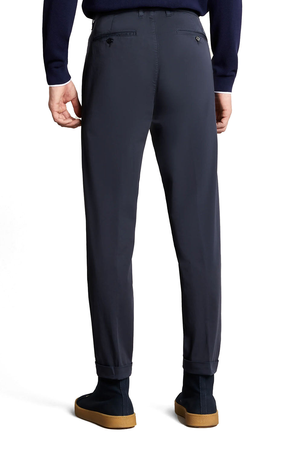  Fay Capri Trousers Navy Uomo - 3