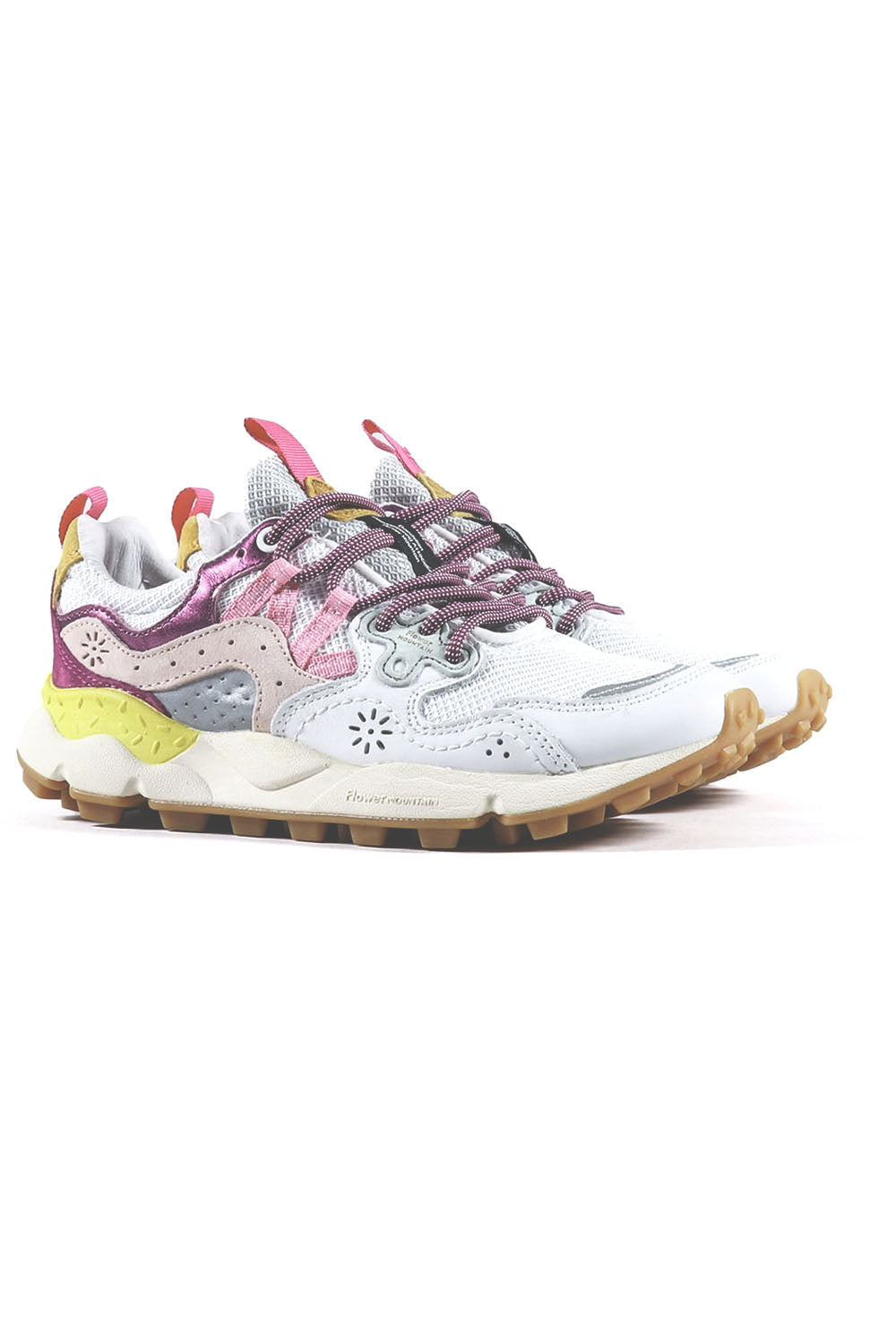  Flower Mountain Yamano 3 Sneakers White Pastel Multi Woman - 2