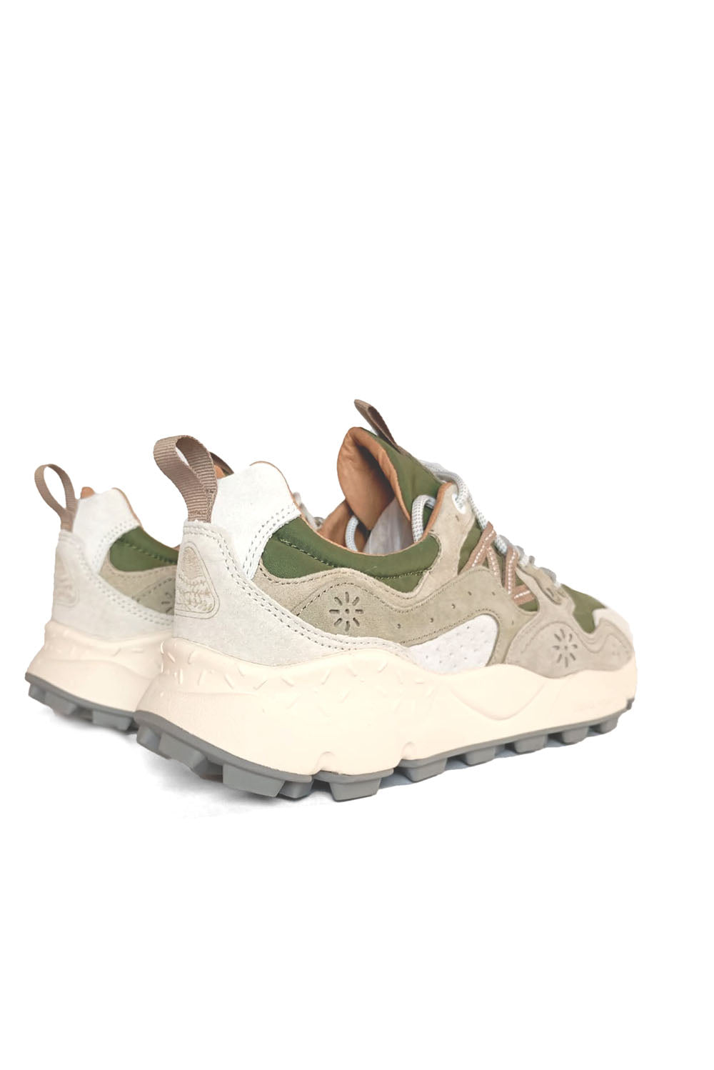  Flower Mountain Yamano 3 Sneakers Off Wht Military Green Uomo - 3