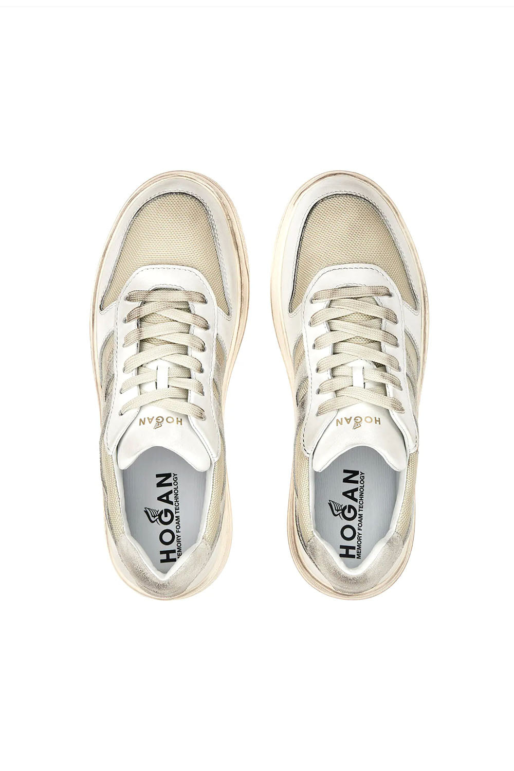  Hogan H630 Sneakers Grigio Uomo - 4