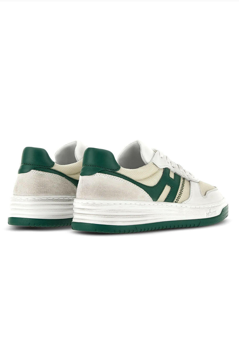  Hogan Sneakers H630 Verde Uomo - 3