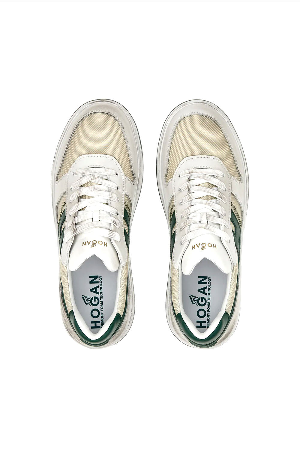  Hogan H630 Sneakers Verde Uomo - 4