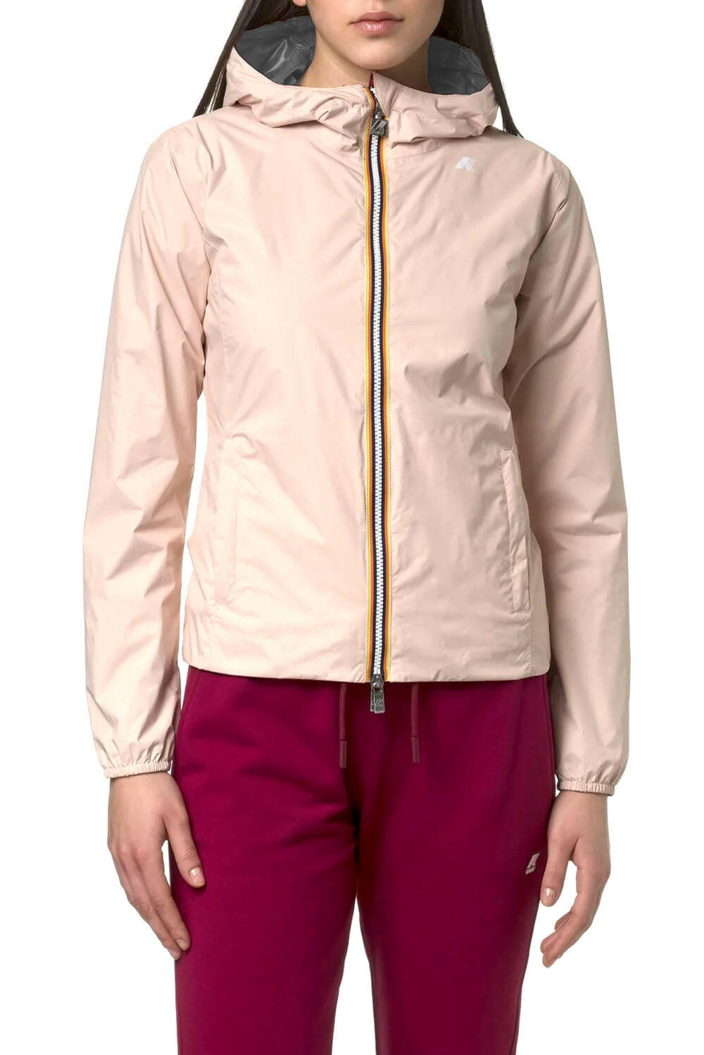  K-way Jacket Lily Reversibile Pink Donna - 2