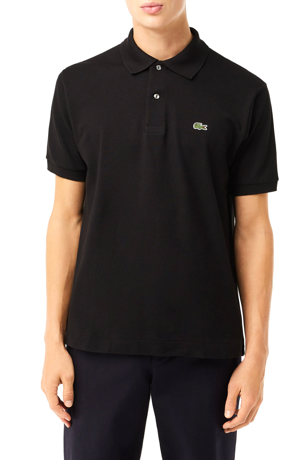  Lacoste Polo Pique' Black Uomo - 2