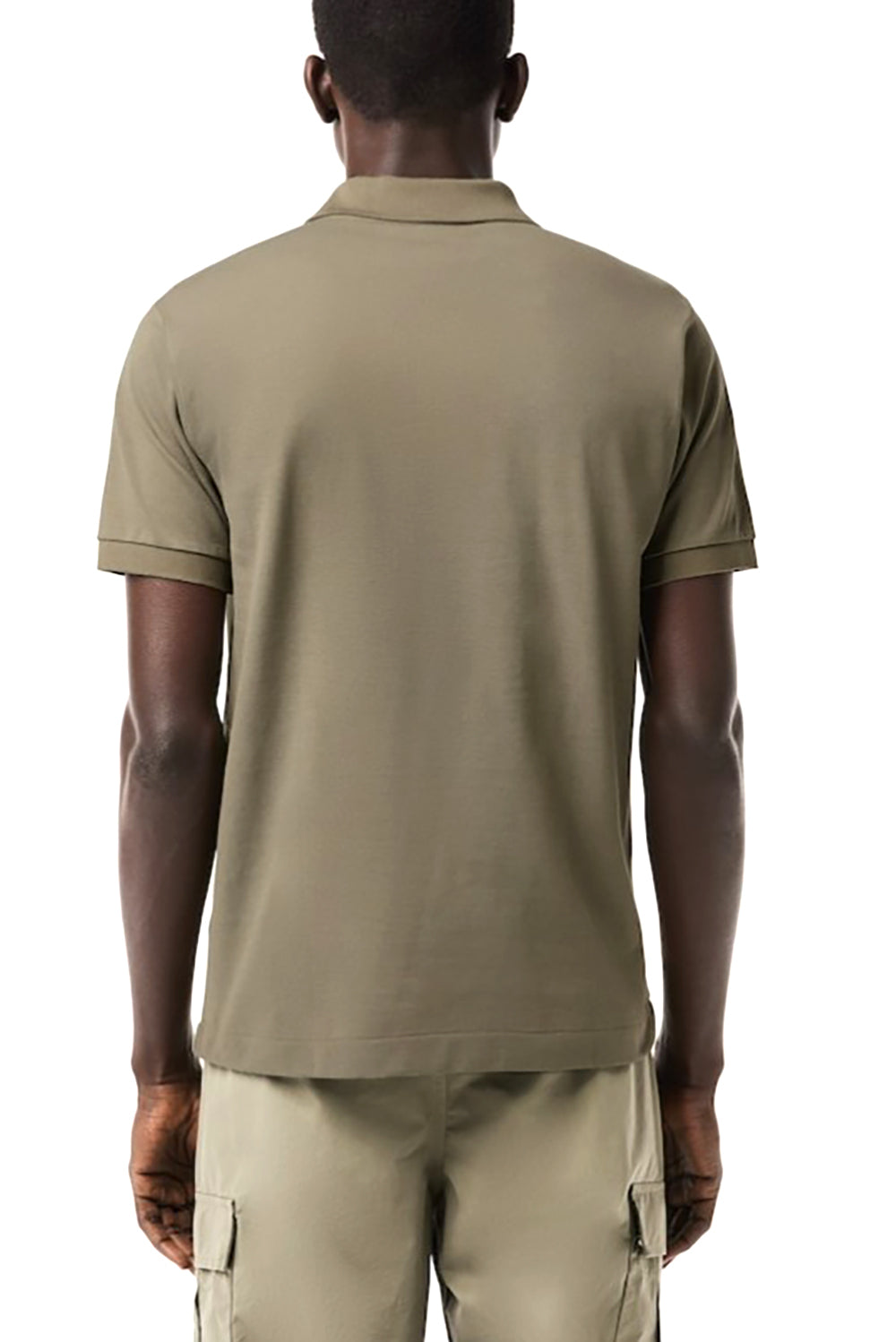  Lacoste Polo Pique' Khaki Uomo - 3