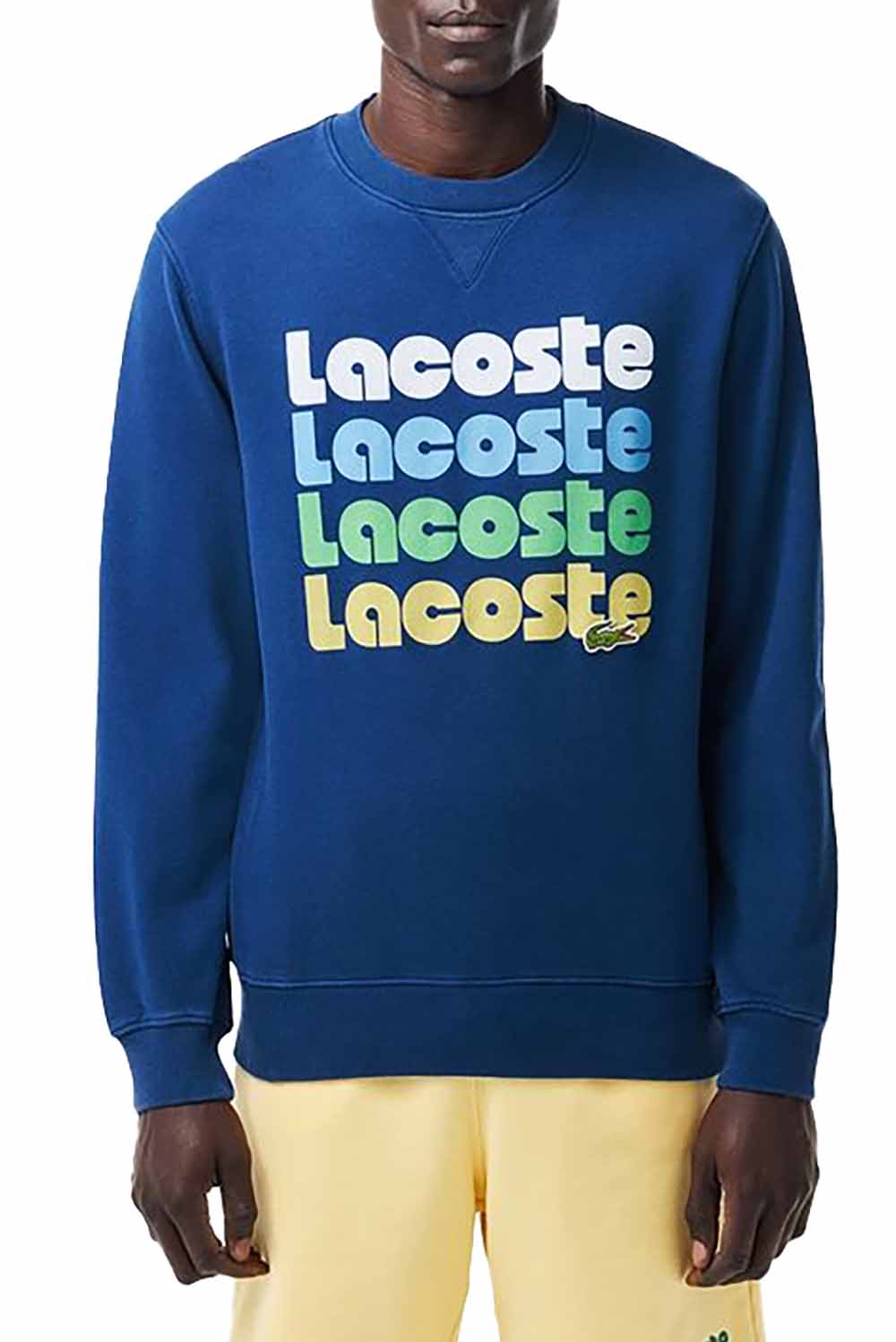  Lacoste Felpa Jogger Con Stampa Uomo - 2